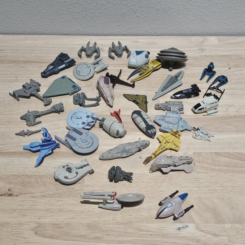 Star Wars Galoob Vintage Micro Machines Ships & Vehicle Lot Star Wars, Star Trek